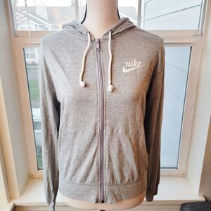 Nike Organic Cotton Zip Up Hoodie | S